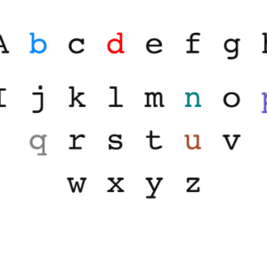 Clear Read Color Coded Font by Improve Dyslexia