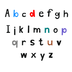 Color Wave Font by Improve Dyslexia Reading