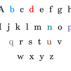 Dyslexia Crufty Color Font Reading Fonts image