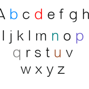 Dyslexia Light Colored Coded Font by Improve Dyslexia