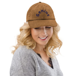 "Genius" Corduroy hat