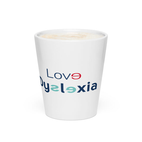 Love Dyslexia Latte mug